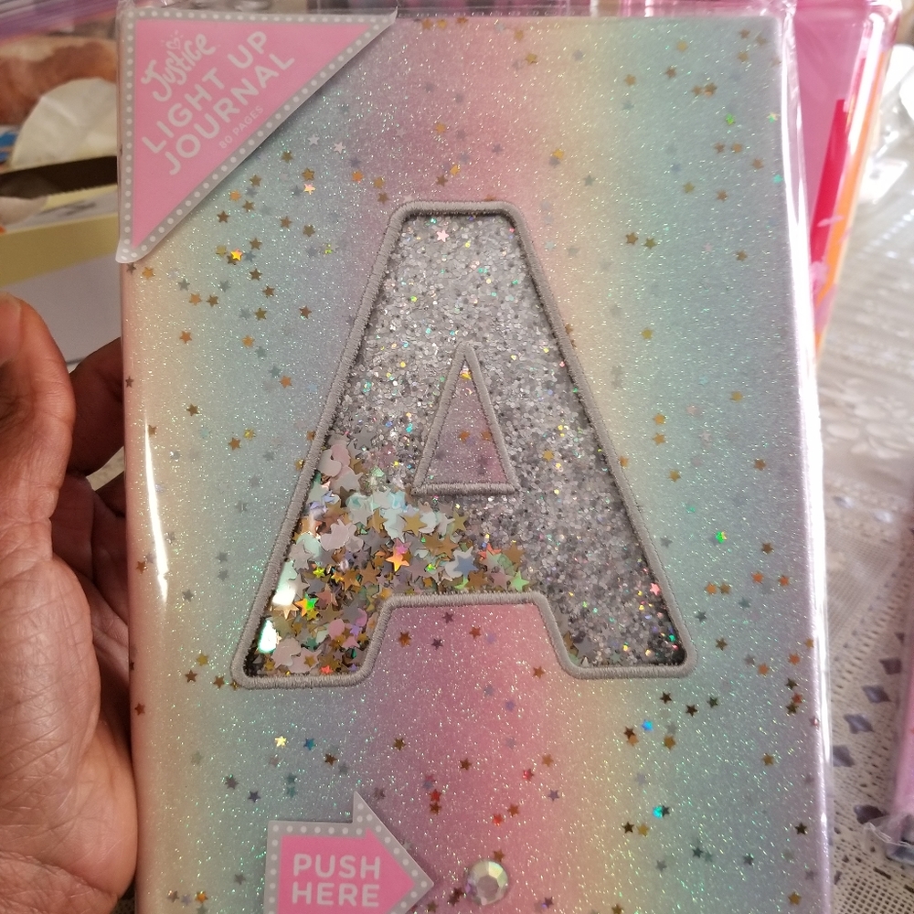 Justice Light up Journal Initial Letter A